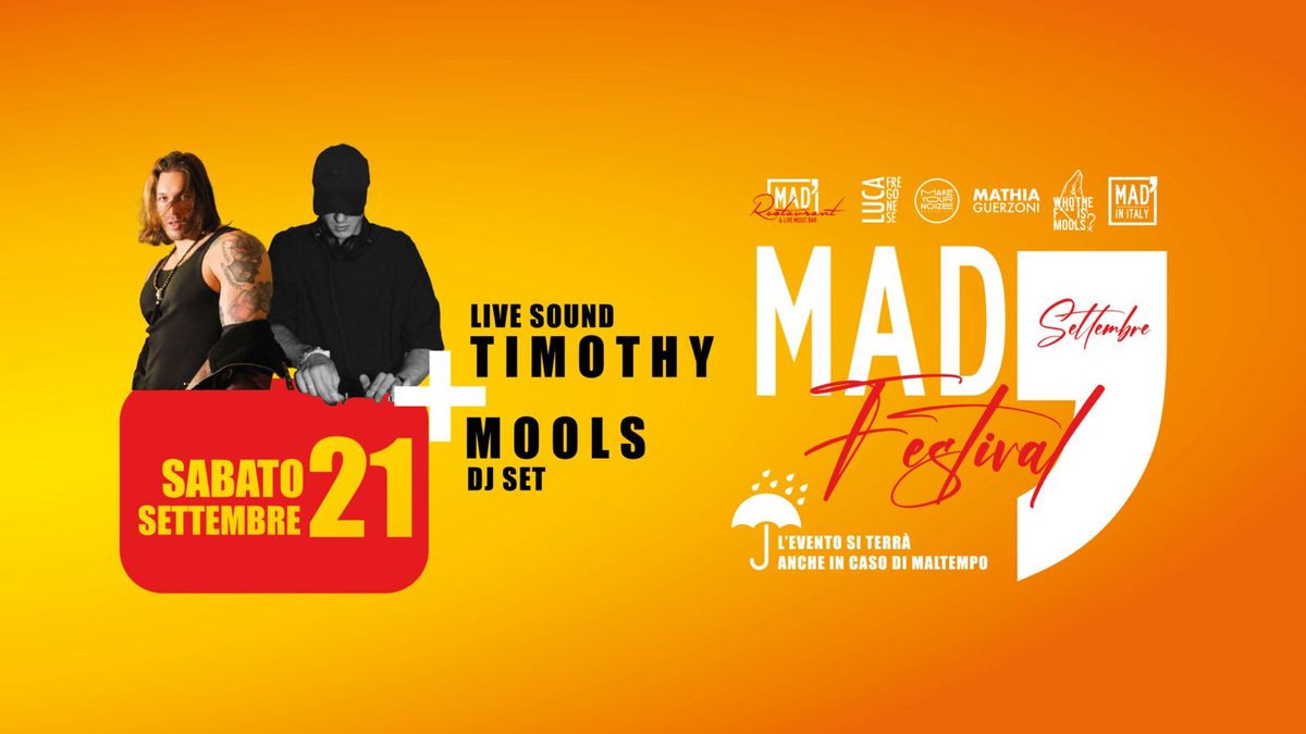 mad festival - \ud83c\udfa4 LIVE: Timothy & The Gang family Band \/ DJ-SET: Mools