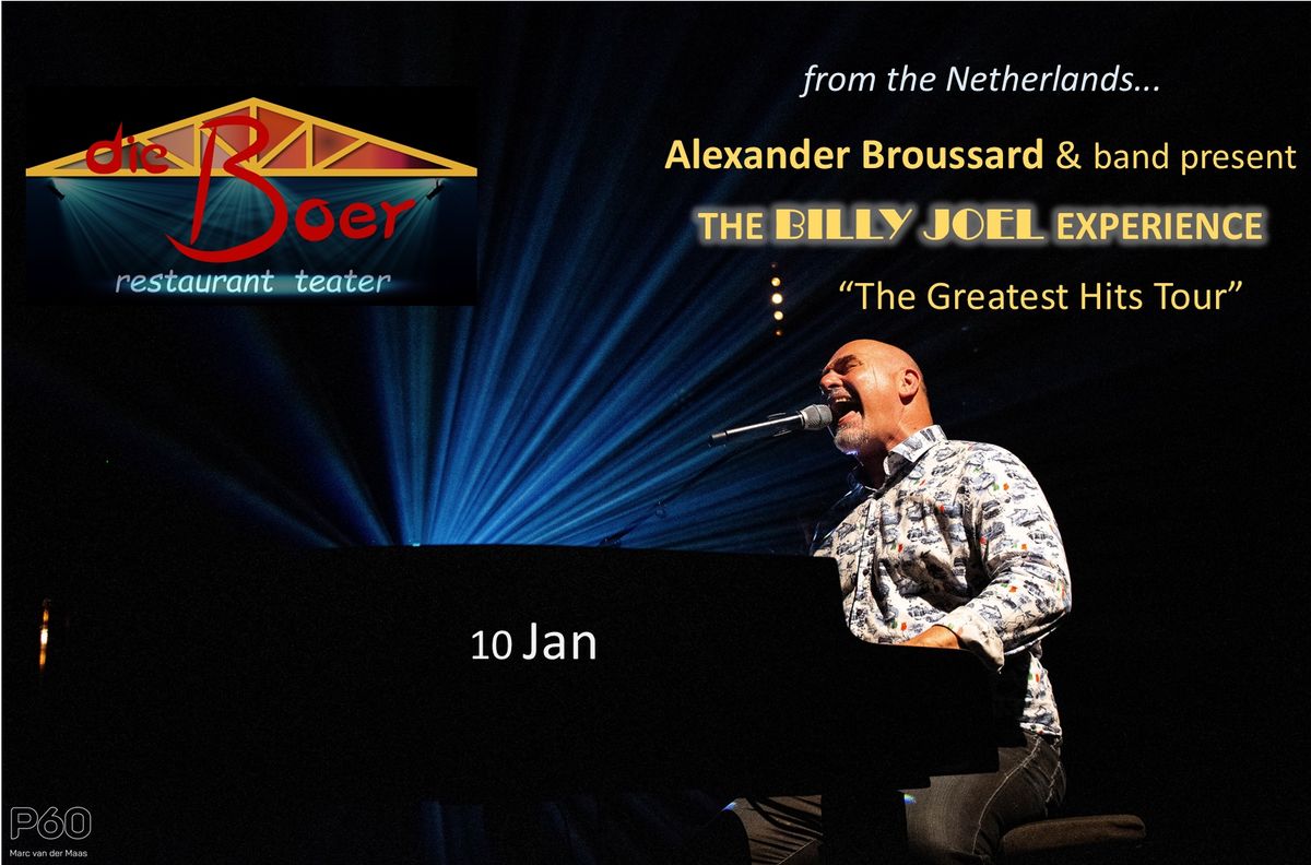  THE BILLY JOEL EXPERIENCE:  the ALEXANDER BROUSSARD band