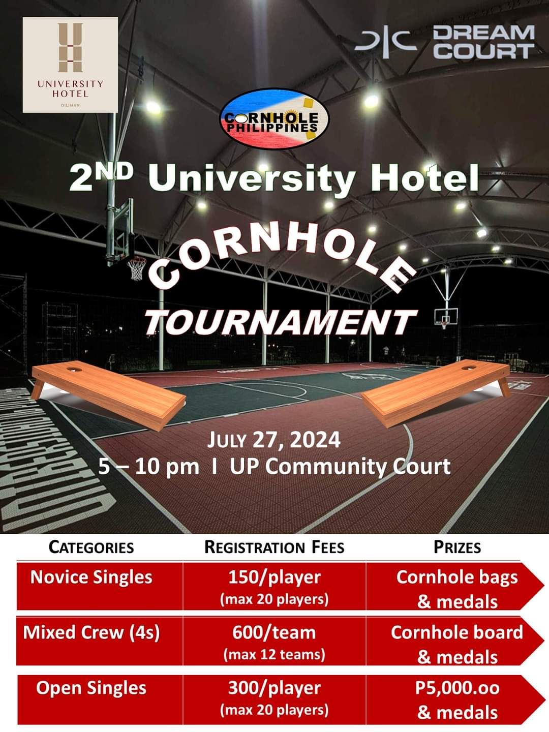 2nd University Hotel Cornhole Tournament