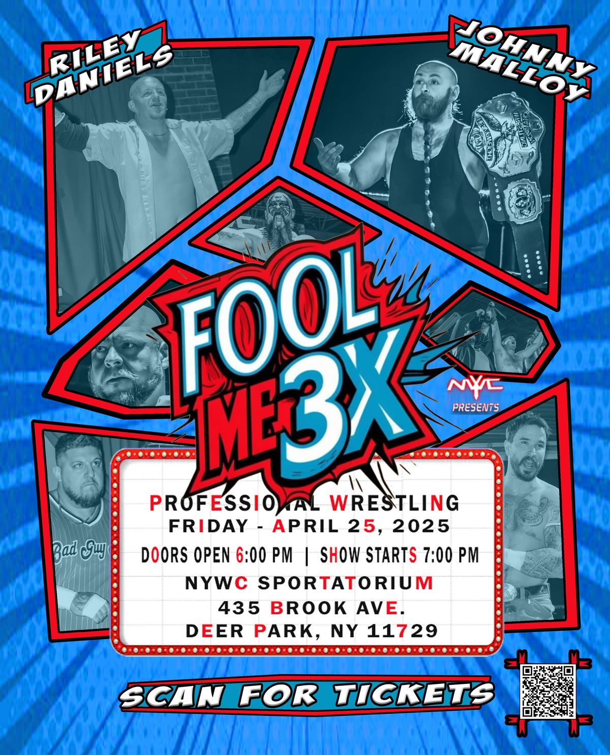 SWA Wrestling's FOOL ME 3x (presented by NYWC)