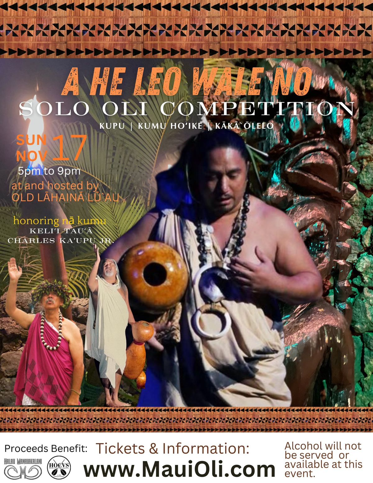 A HE LEO WALE NO Solo Oli Competition