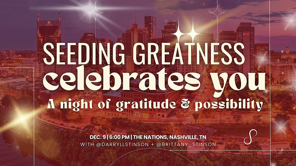 Seeding Greatness Social | A Holiday Networking Celebration