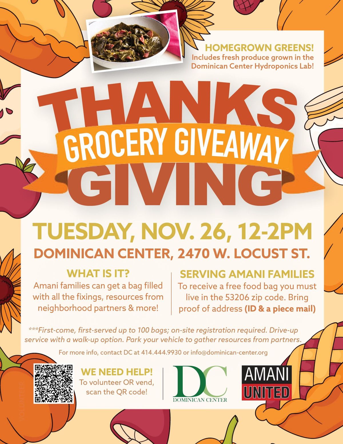 Amani Thanksgiving Grocery Giveaway 