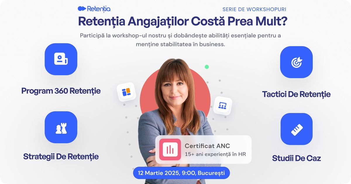 Metode eficiente de reten\u021bie cu bugete smart - Workshop 1