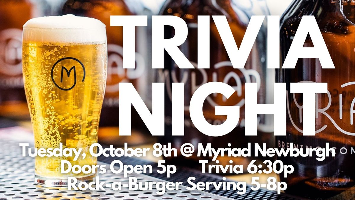 Trivia Night! at Myriad Newburgh