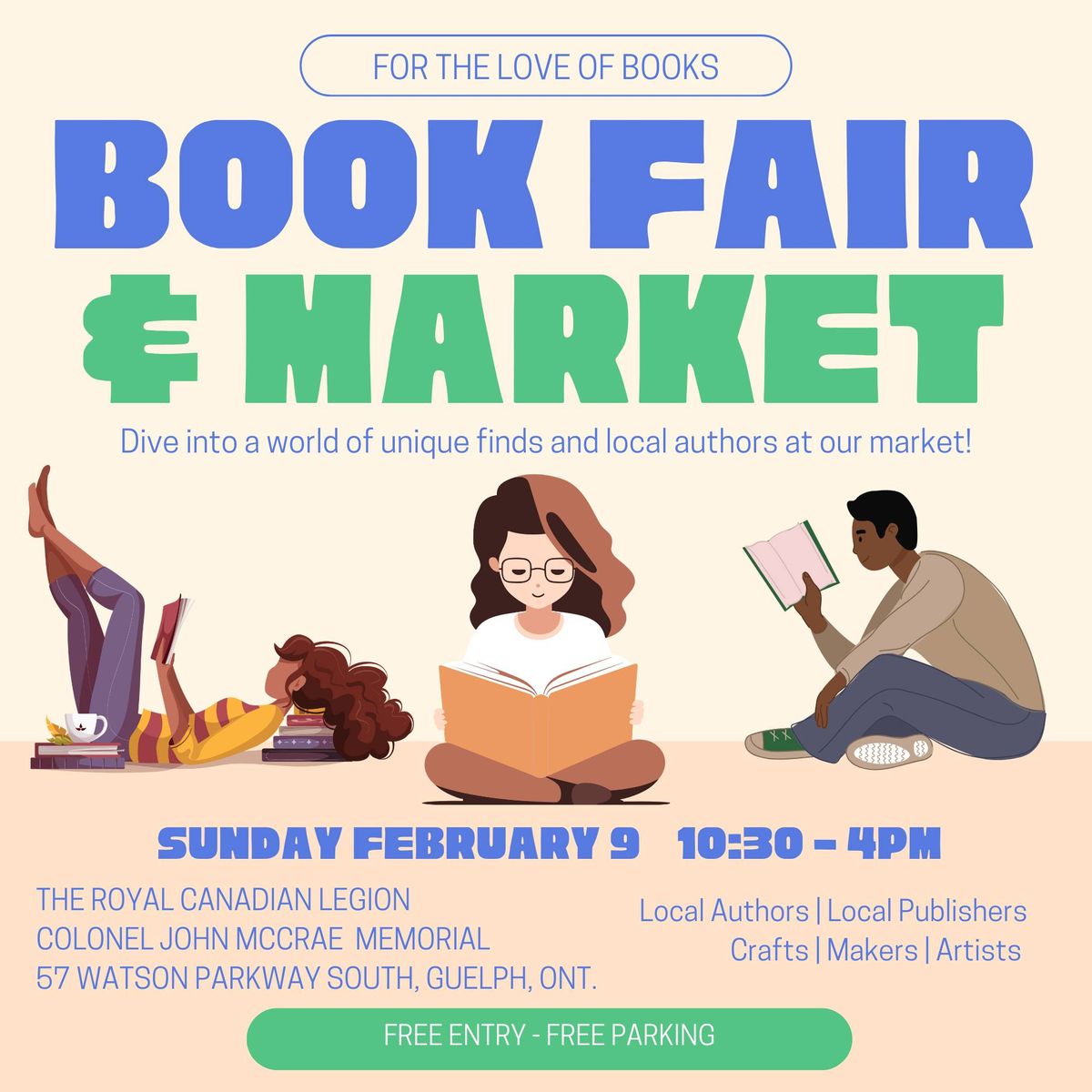 For the Love of Books - Book Fair and Makers Market