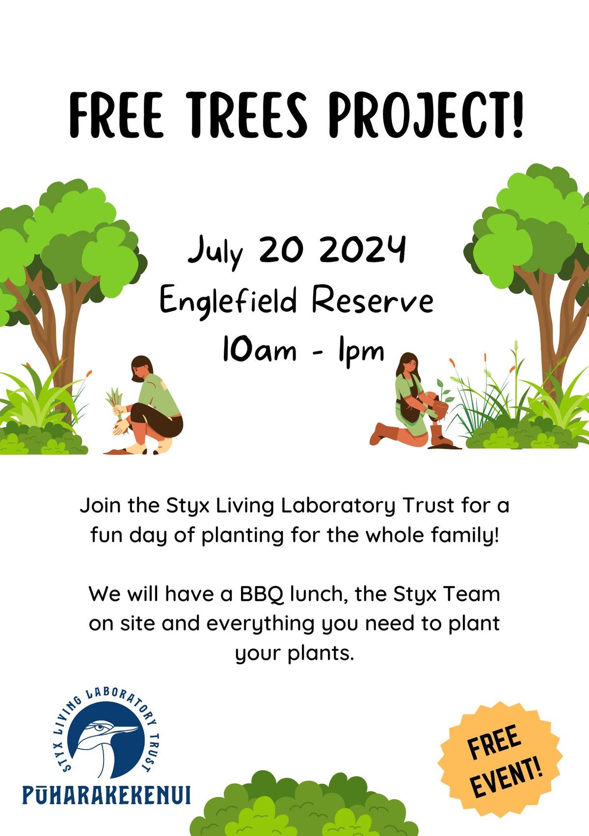 Englefield Reserve Planting - Free Trees Project