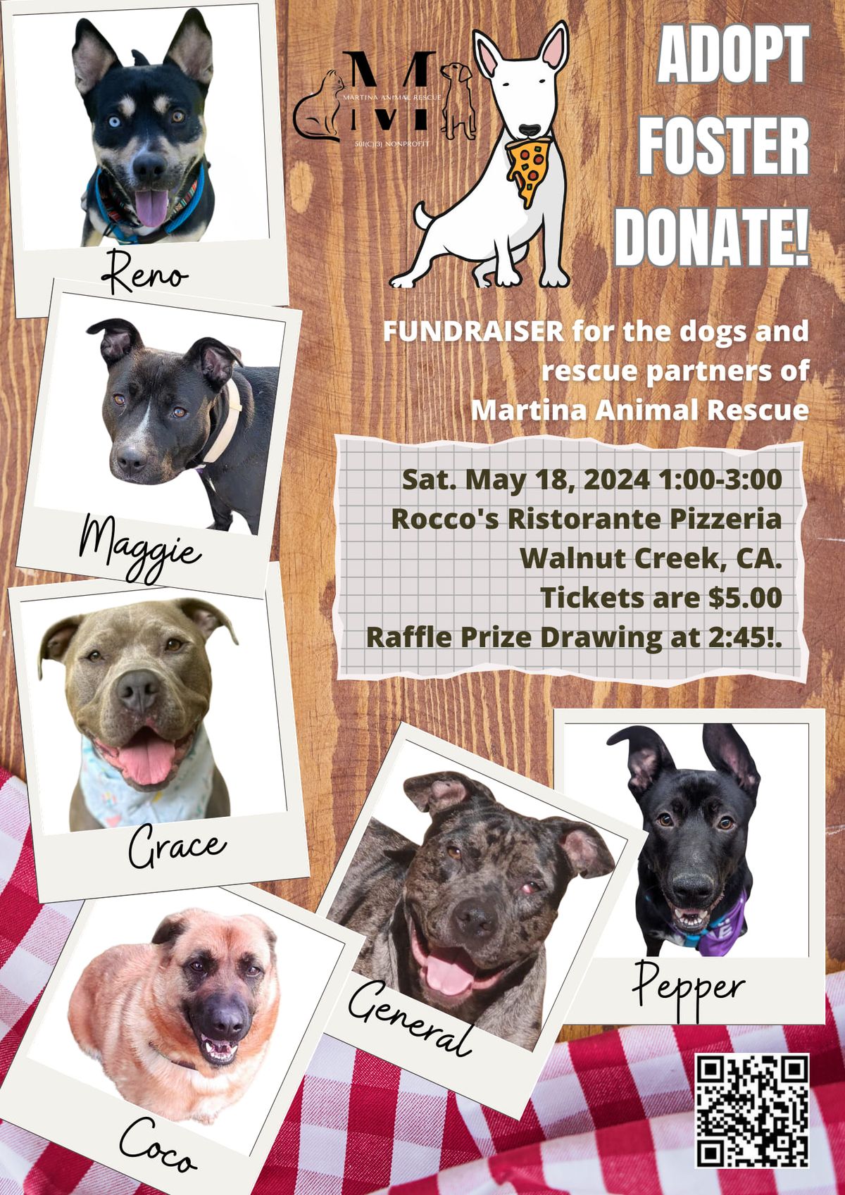 Fundraiser: Adopt, Foster, Donate!
