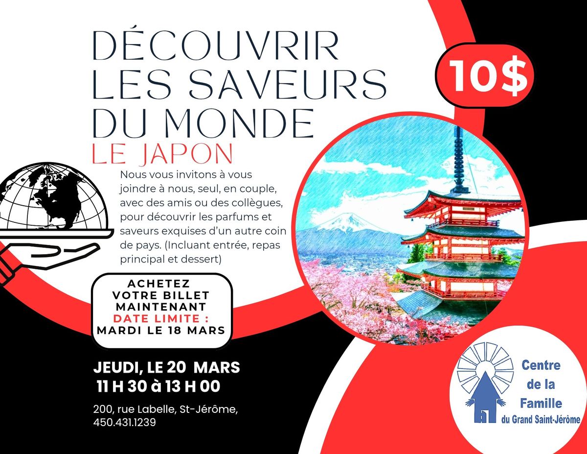 D\u00e9couvrir les Saveurs du monde - Japon