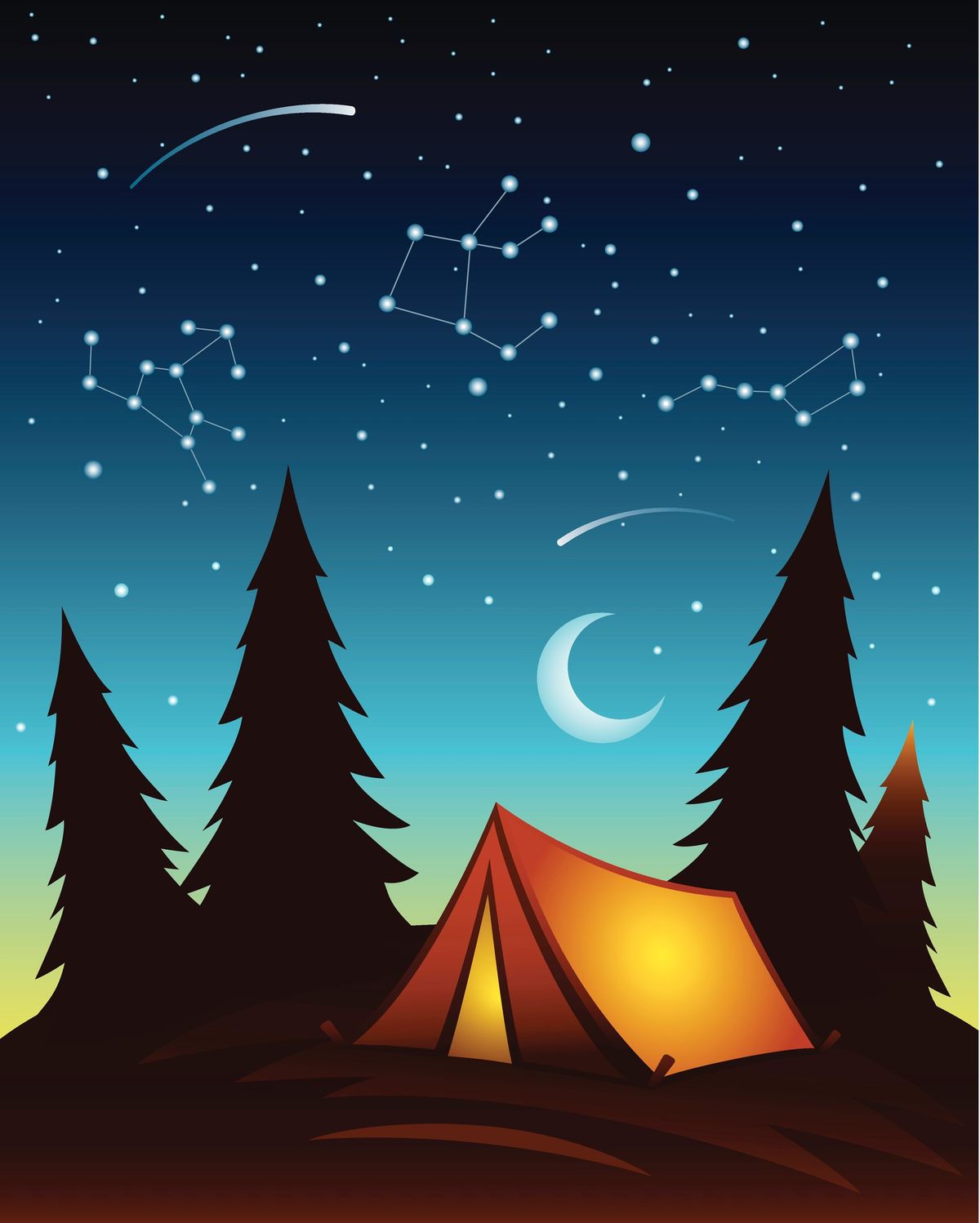 "Camping Under the Stars" Art Camp