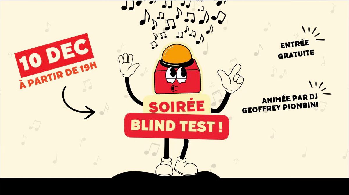 BLIND TEST CHEZ ROSA LOUISE 