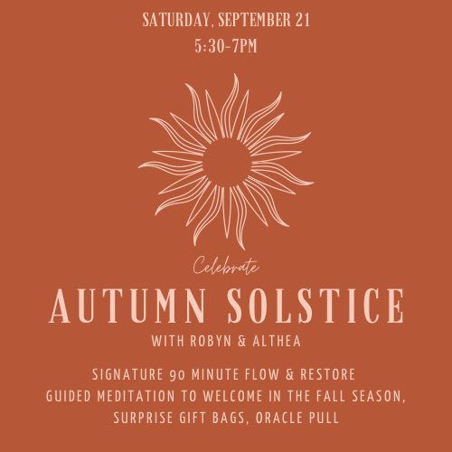 Autumn Solstice Celebration!