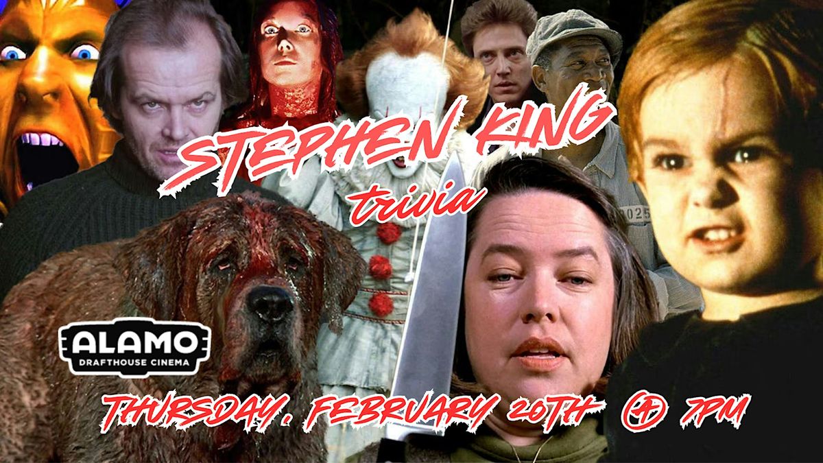 Stephen King Trivia Night at Alamo Drafthouse Cinema Charlottesville