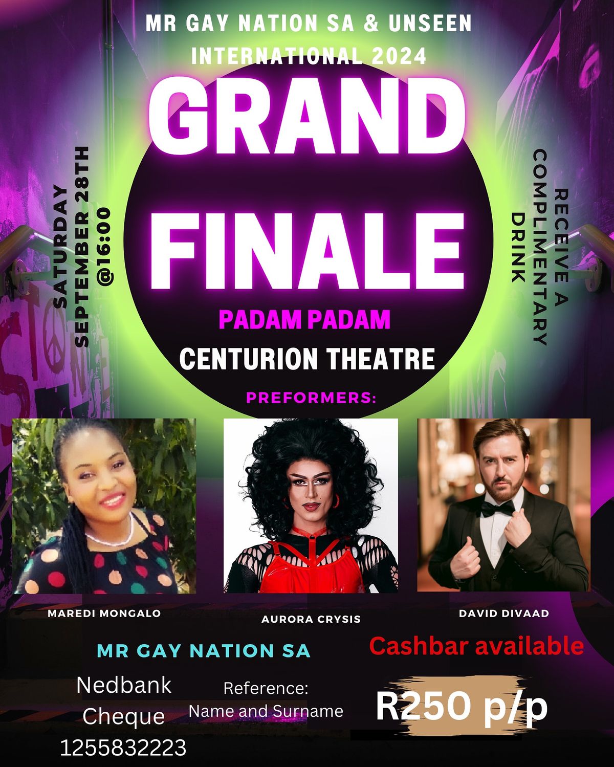 Grand Finale for the Mr Gay Nation SA 2024 & Unseen International 2024 Winners \ud83d\udc8e