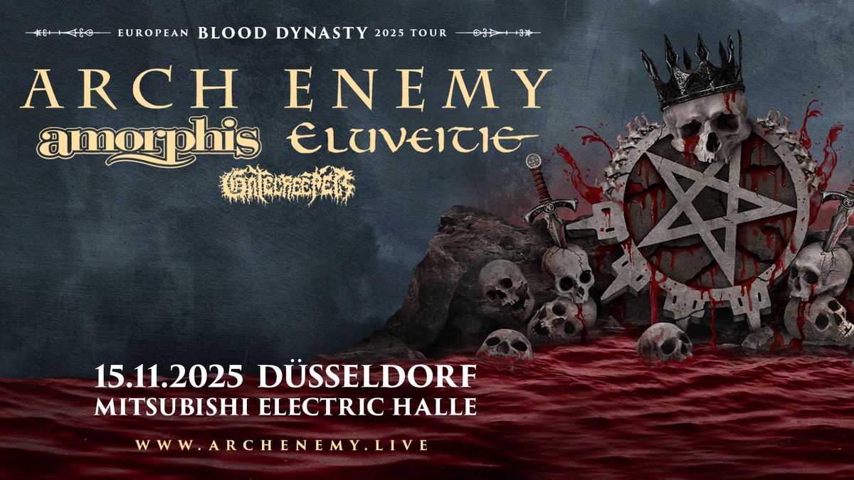 Arch Enemy \/\/ European Blood Dynasty 2025 Tour \/\/ D\u00fcsseldorf