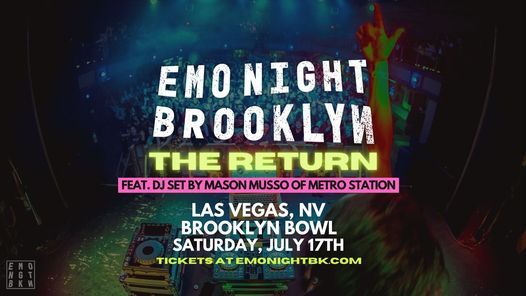 Emo Night Brooklyn: Las Vegas ft. Mason of Metro Station