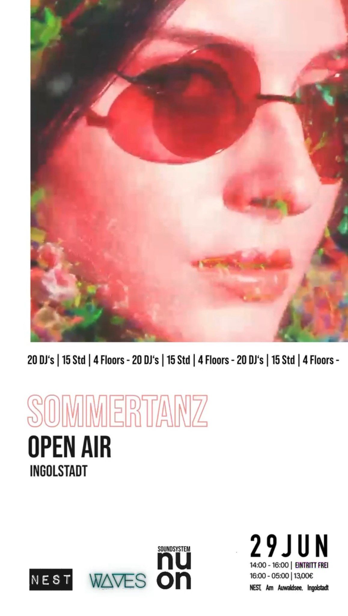 SOMMERTANZ|OPENAIR|20DJ\u2018S|4Floors|15Hours