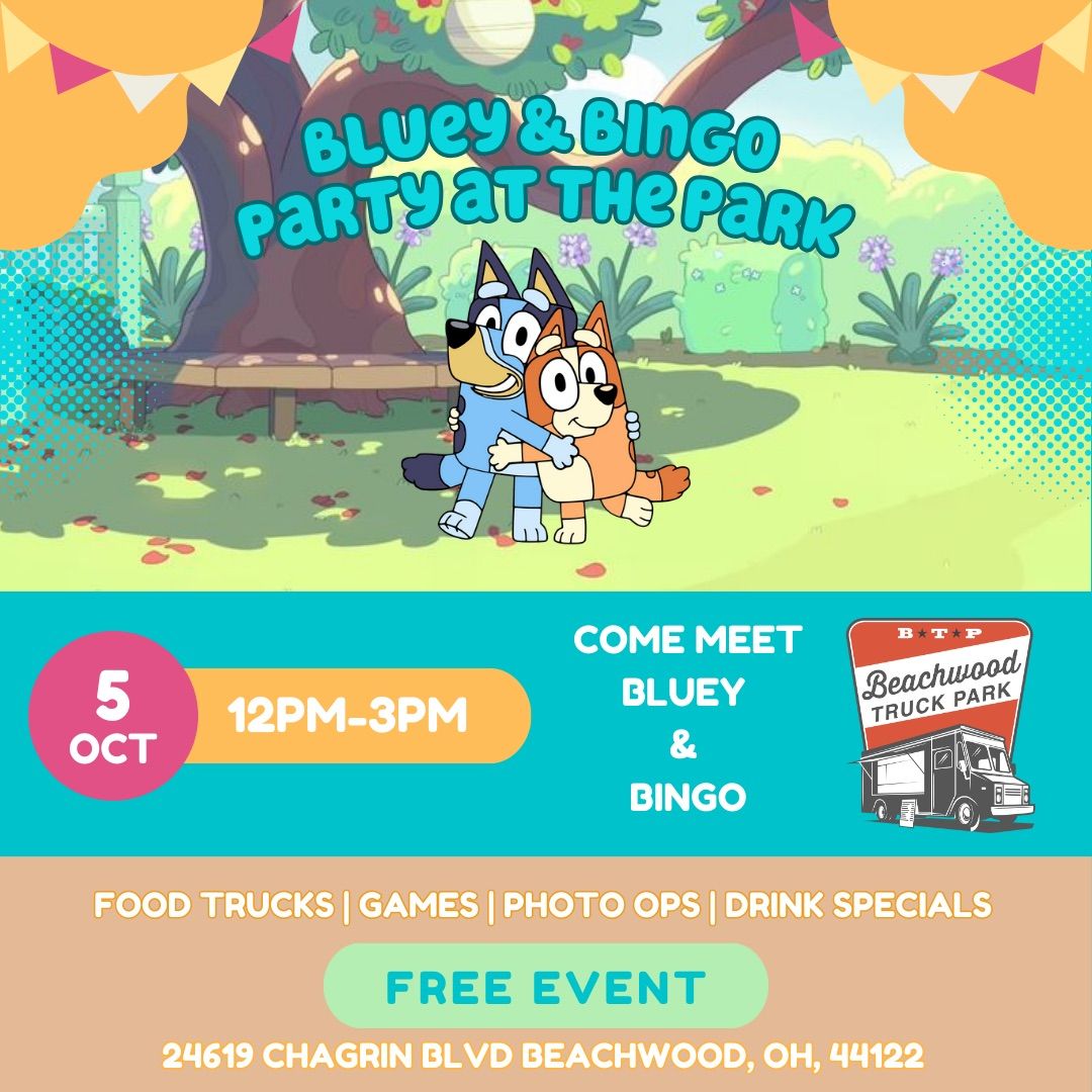 BLUEY & BINGO PARTY AT THE PARK