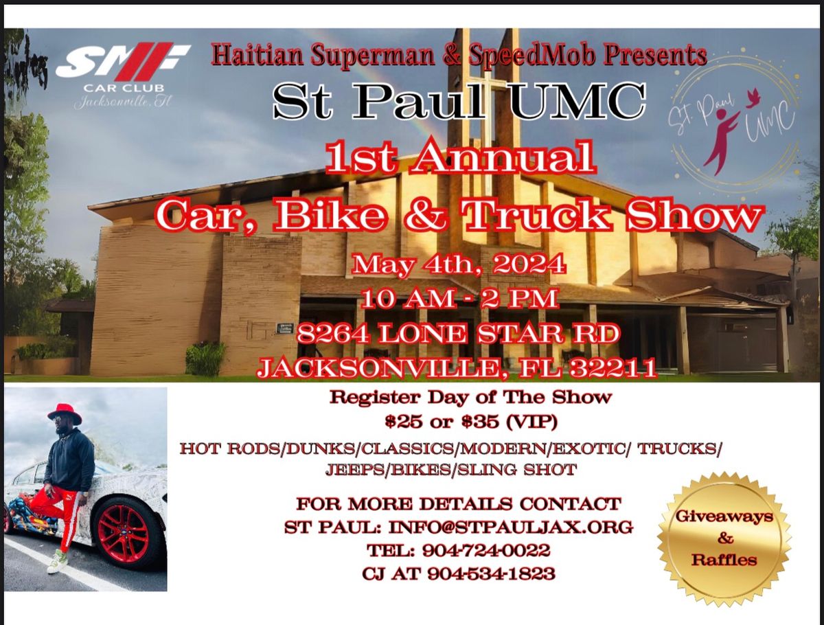 St Paul U.M.C. First Annual Car, Bike and Truck Show 