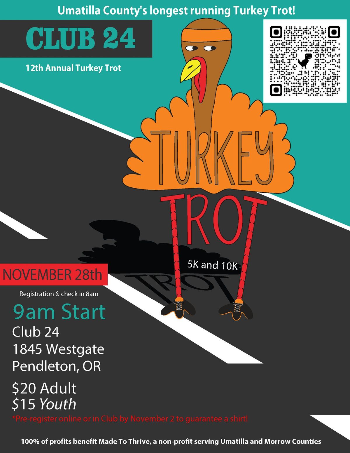 Club 24 12th Annual Turkey Trot