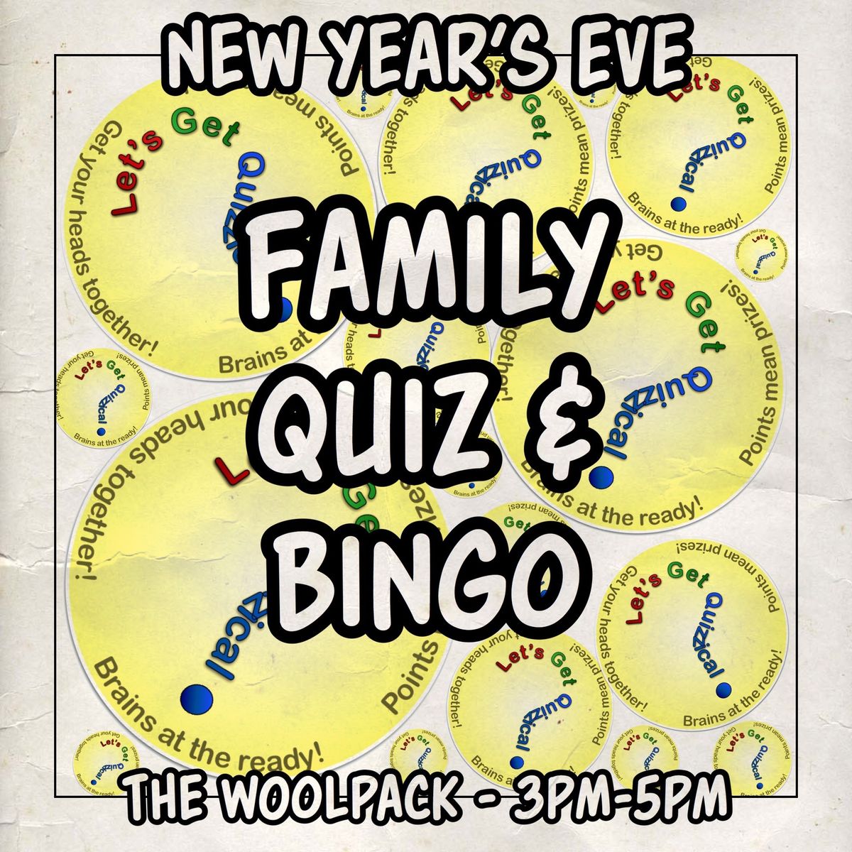 New Year\u2019s Eve Family Quiz & Music Bingo