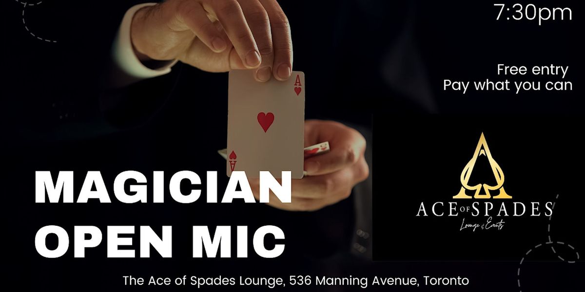 The Toronto Magician Open Mic