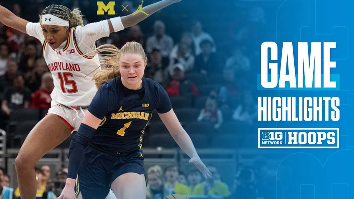 Maryland Terrapins at Michigan Wolverines Womens Basketball
