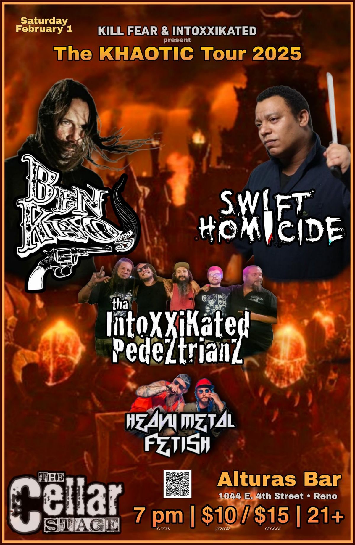 Ben Kaos | Swift Homicide | tha Intoxxikated Pedeztrianz | HMF