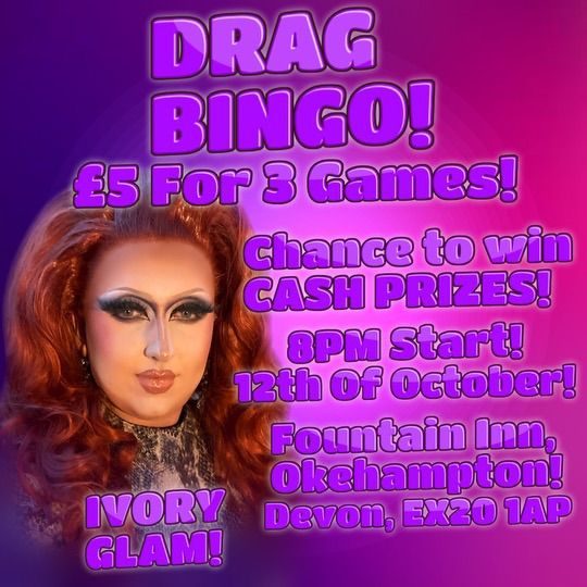 Drag Bingo Night Cash prizes 