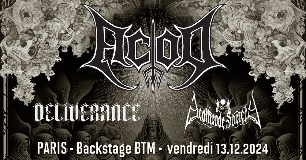 Acod, Deliverance, Deathcode Society \/\/ Paris