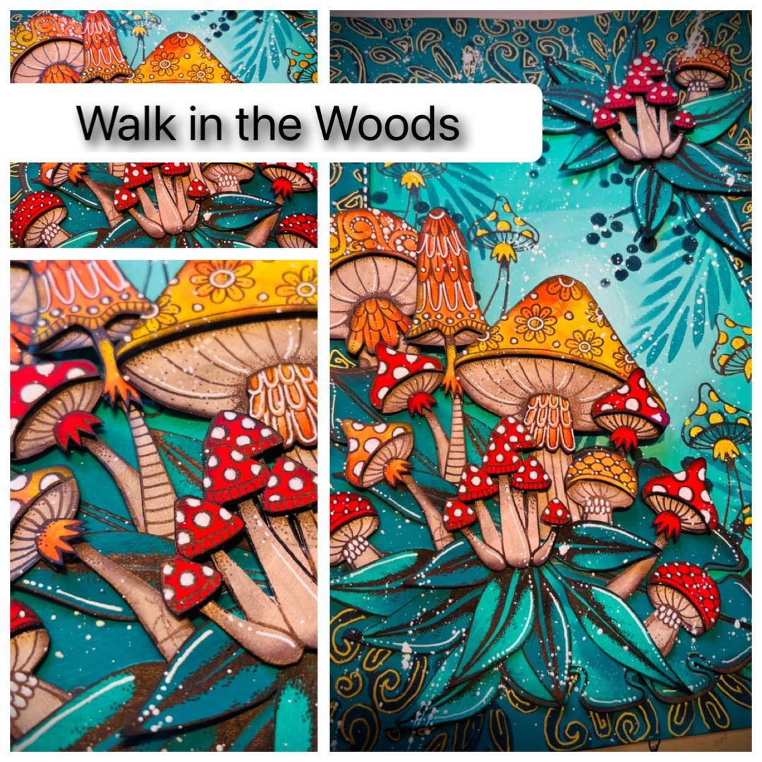 Tracy Scott 2024 Tour - Walk In The Woods Journal Page Sat 3.8.24 10am