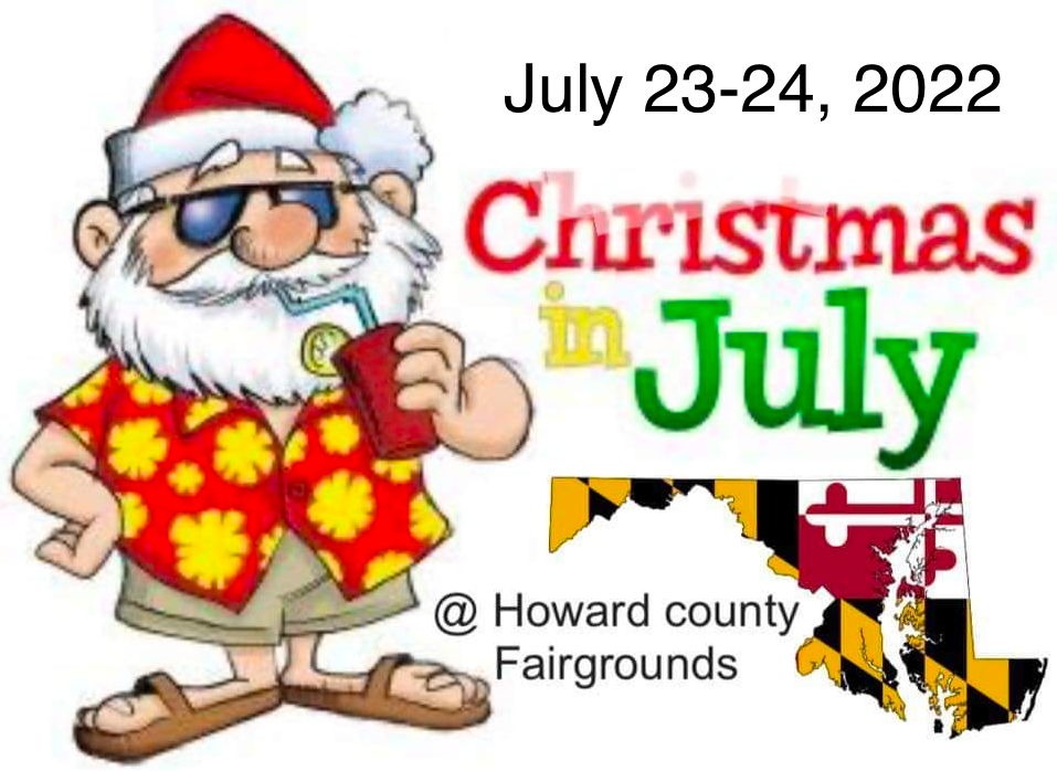 Christmas In July Md 2022, Howard County Fair, West Friendship, 23 July