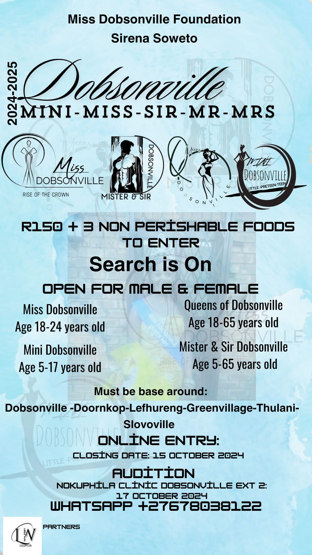 DOBSONVILLE MISS-MINI-MRS-MR-SIR AUDITION 