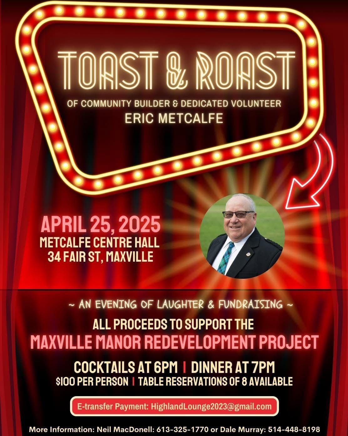 Toast & Roast - An Evening of Laughter & Fundraising!