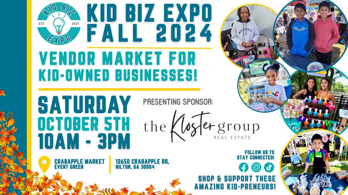 FALL 2024 KID BIZ EXPO