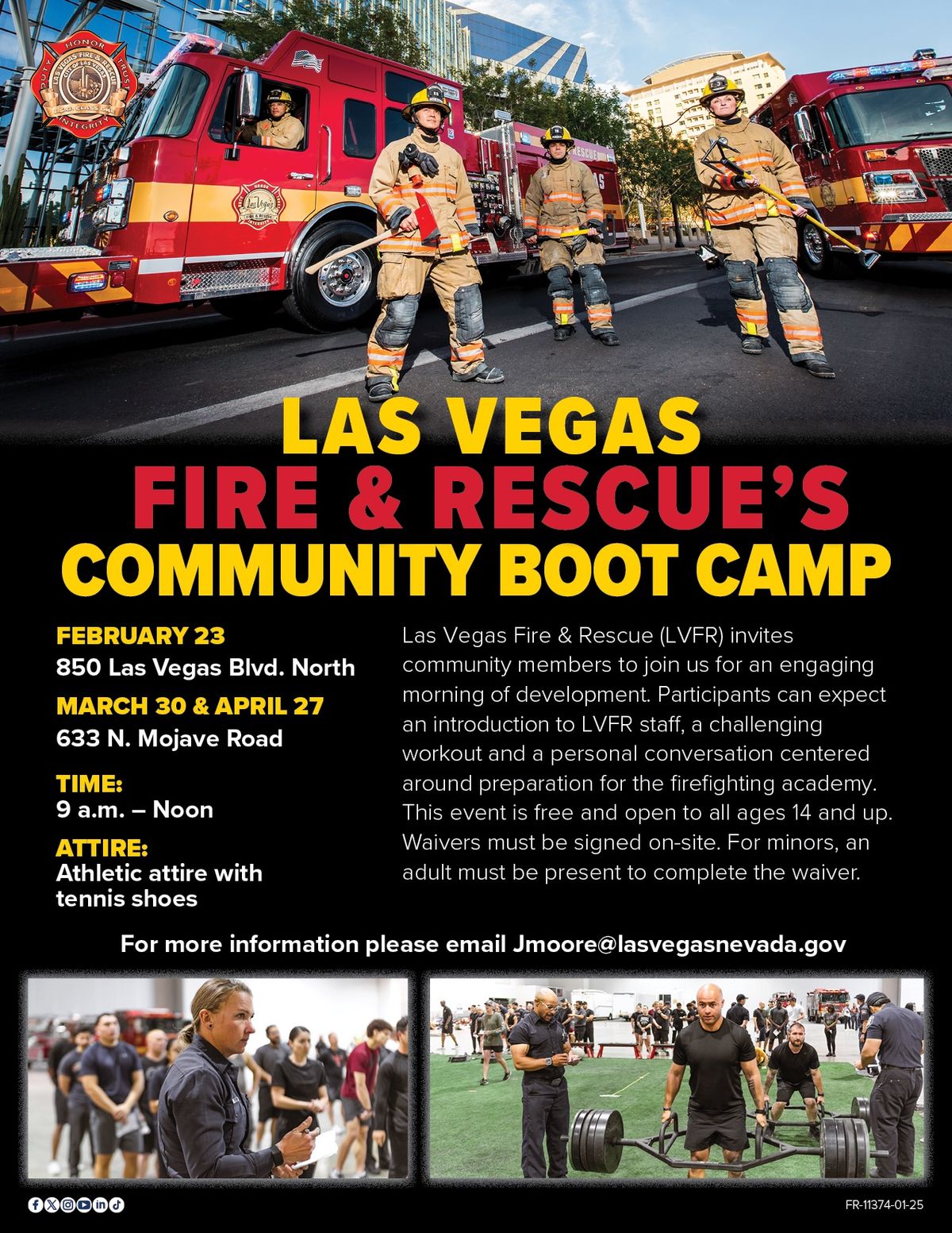 Las Vegas Fire & Rescue\u2019s Community Boot Camp 