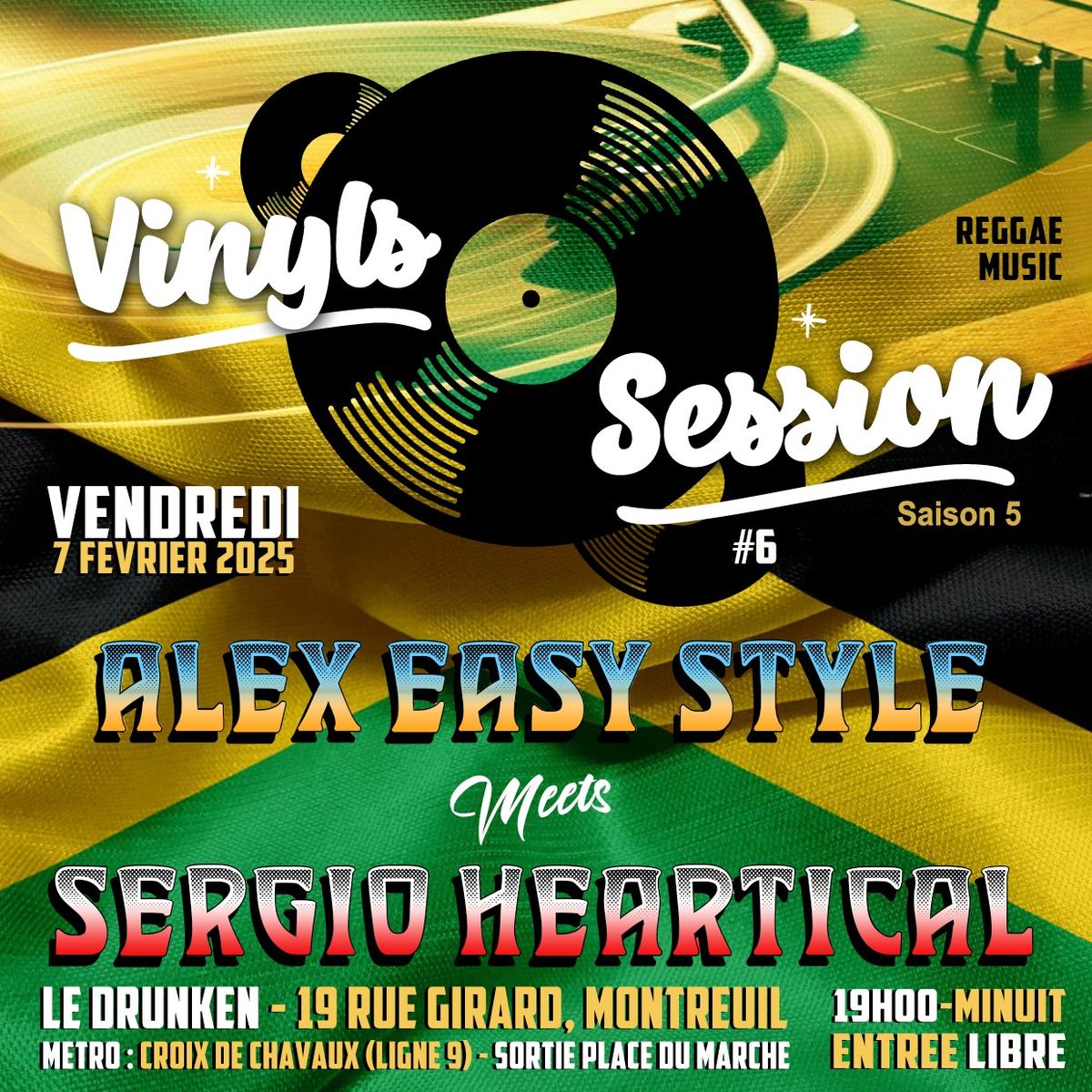 Vinyl Session : Alex Easy Style meets Sergio Heartical (Reggae \/ Rub a Dub \/ Dancehall)