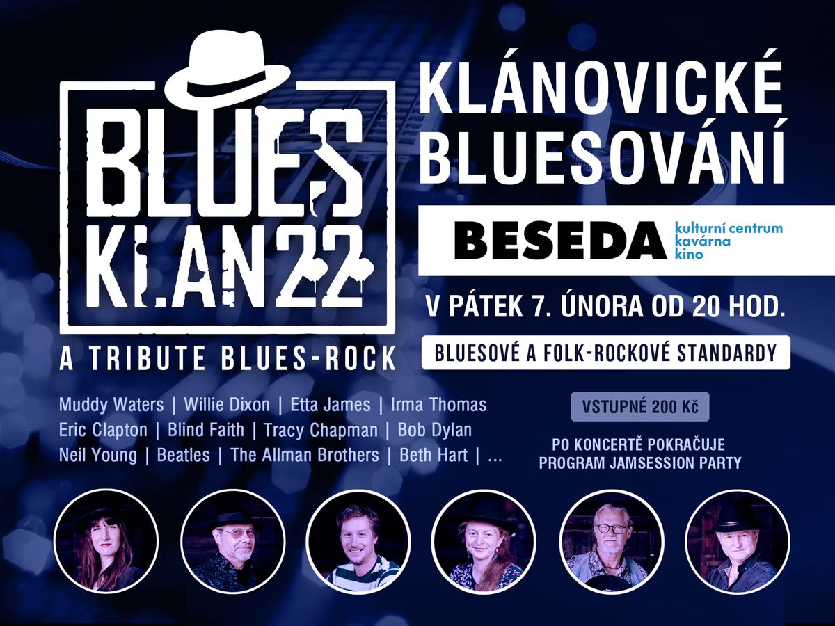 Koncert BluesKlan 22 + Jam Session afterparty