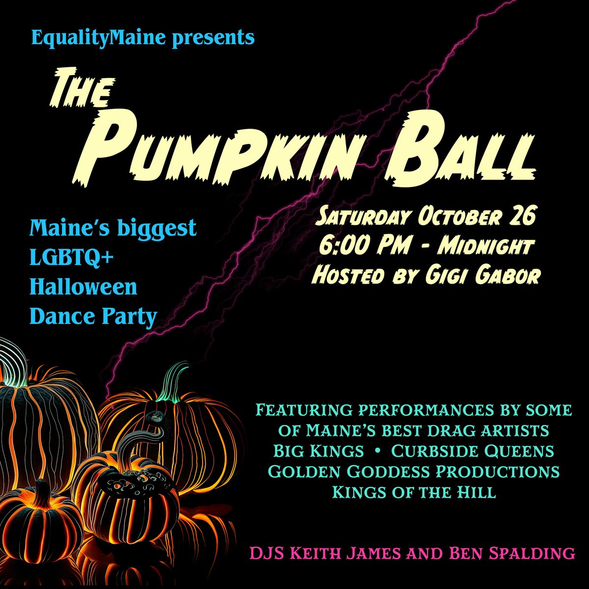 EqualityMaine presents The Great Pumpkin Ball