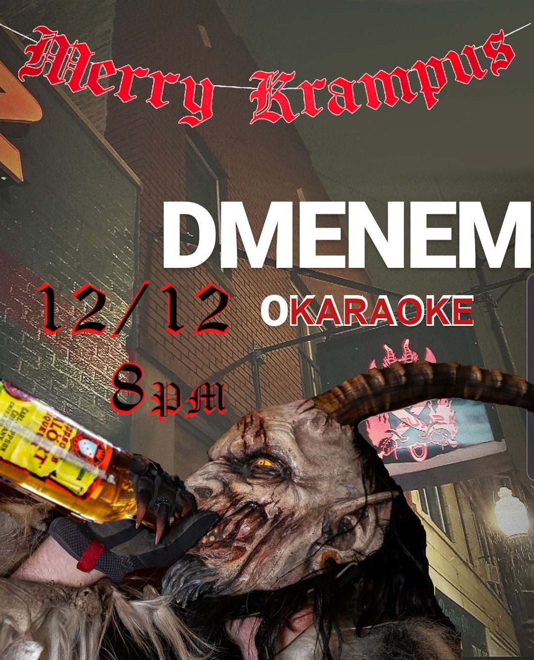 Krampus Karaoke @ DMen Tap