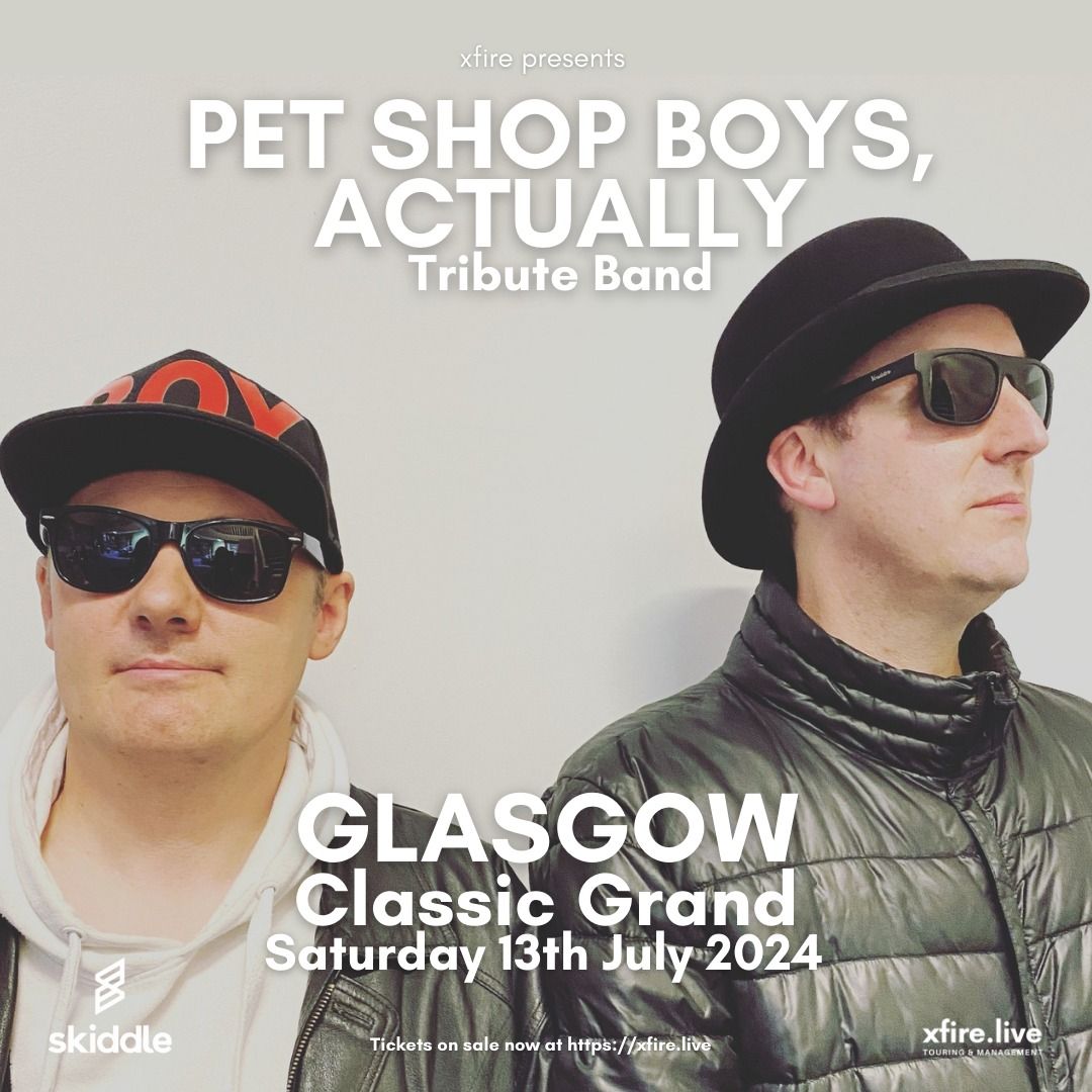 Pet Shop Boys, Actually - Glasgow