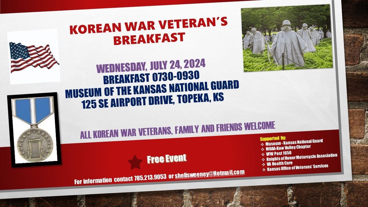 Korean War Veteran's Breakfast