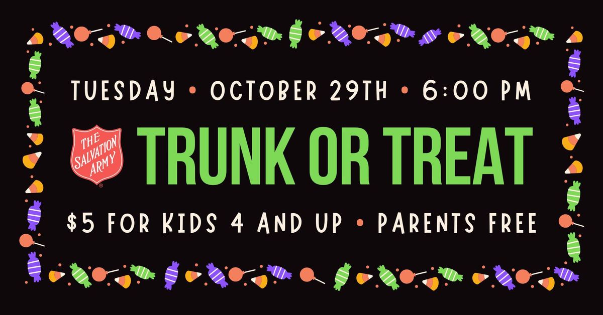 Trunk or Treat Fall Festival