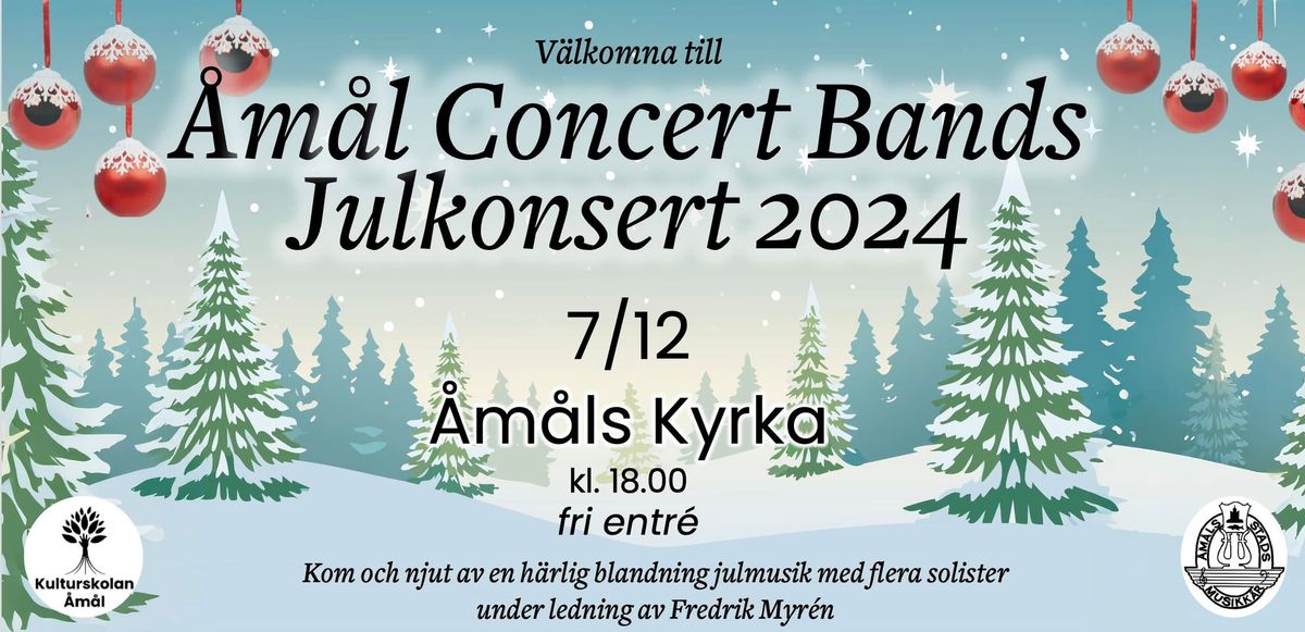 \u00c5m\u00e5l Concert Bands Julkonsert 2024