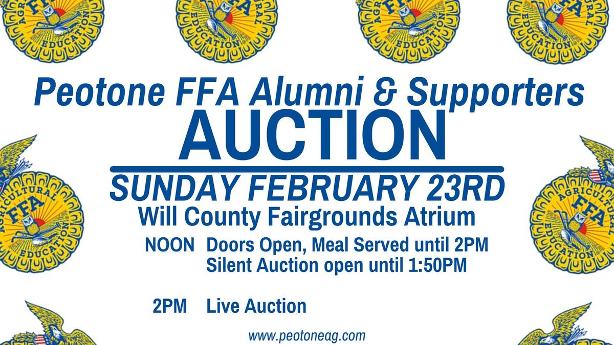 2025 Peotone FFA Alumni Auction