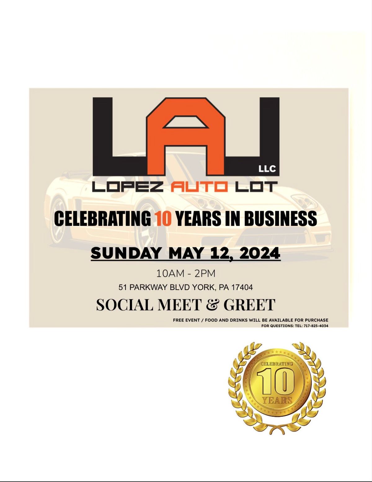 Lopez Auto Lot\/Social Meet & Greet? 