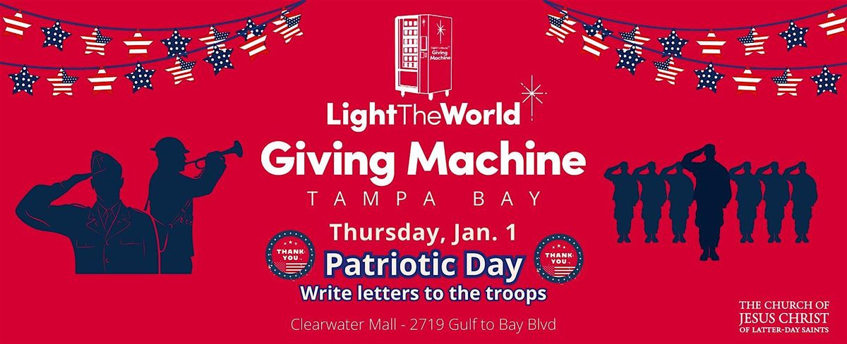 Giving Machine Clearwater - Patriotic Day