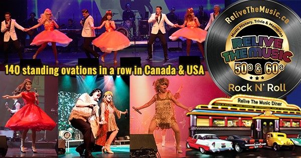 Relive the Music 50s & 60s Touring SHOW - NewWestminster - Massey Theatre