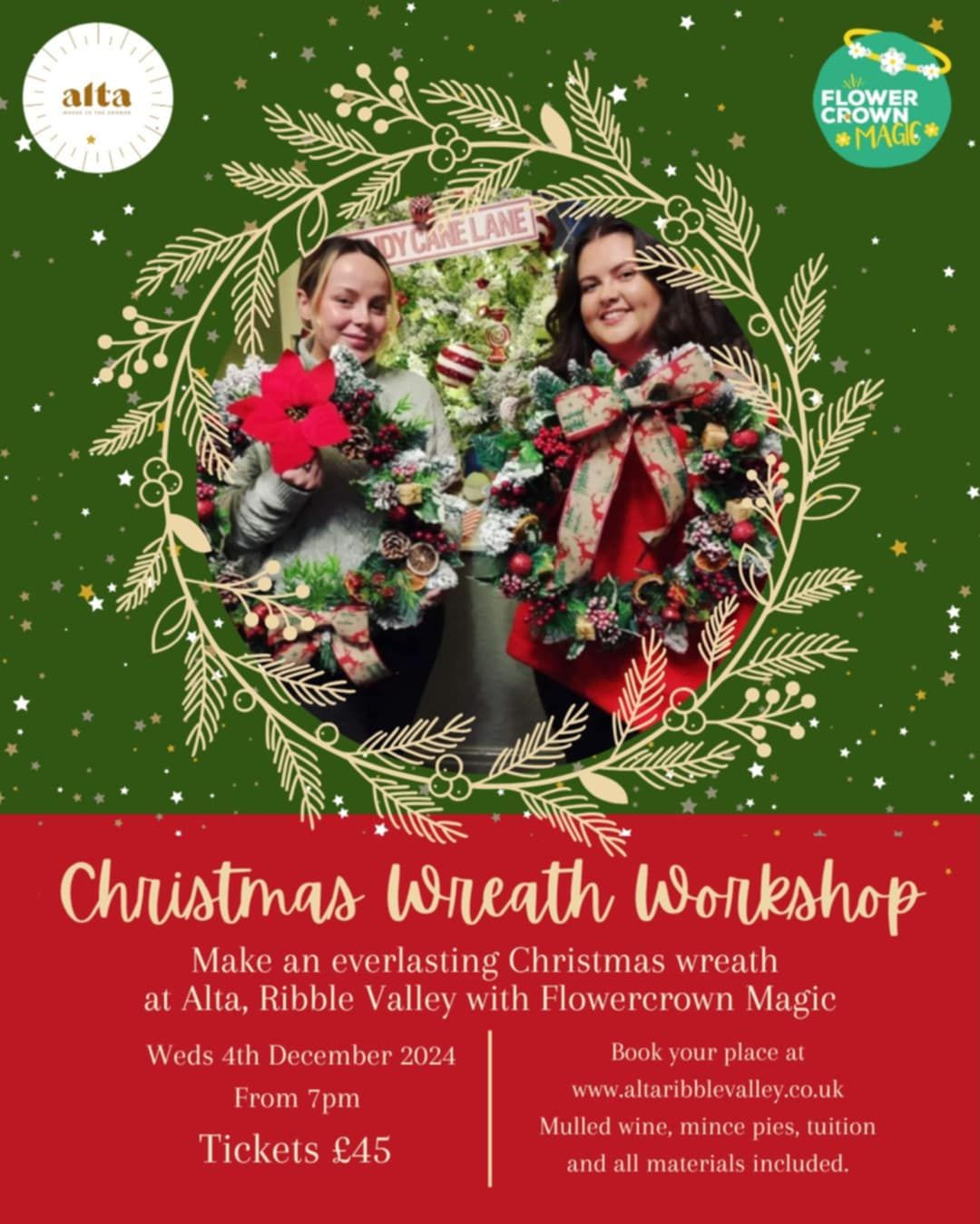 Christmas Everlasting Wreath Workshop