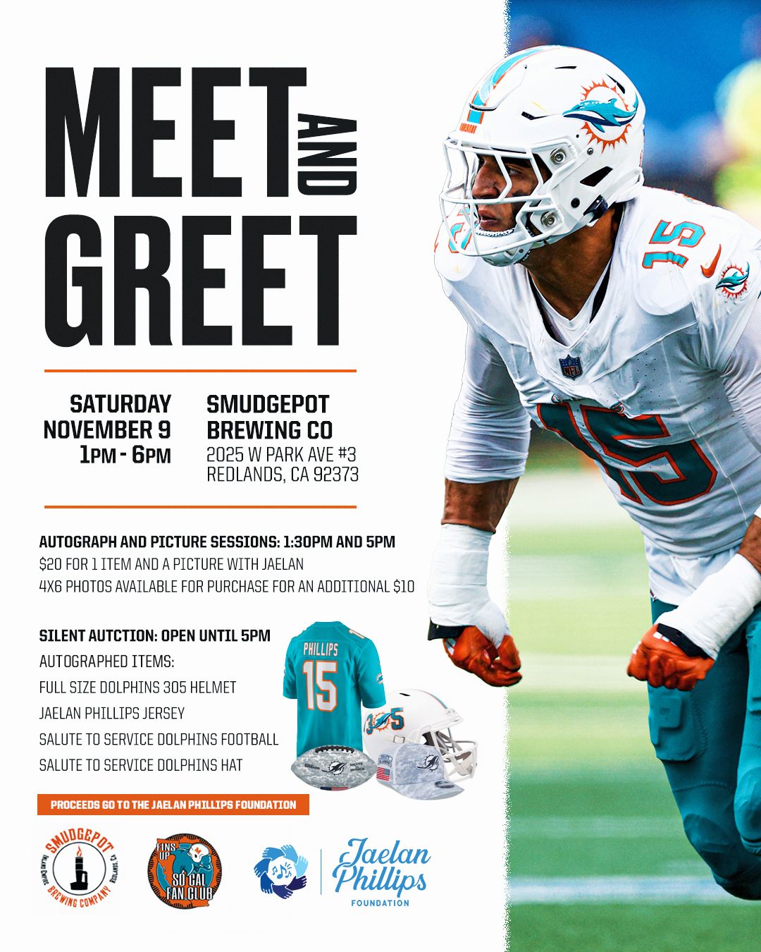 Jaelan Phillips Meet and Greet Fundraiser